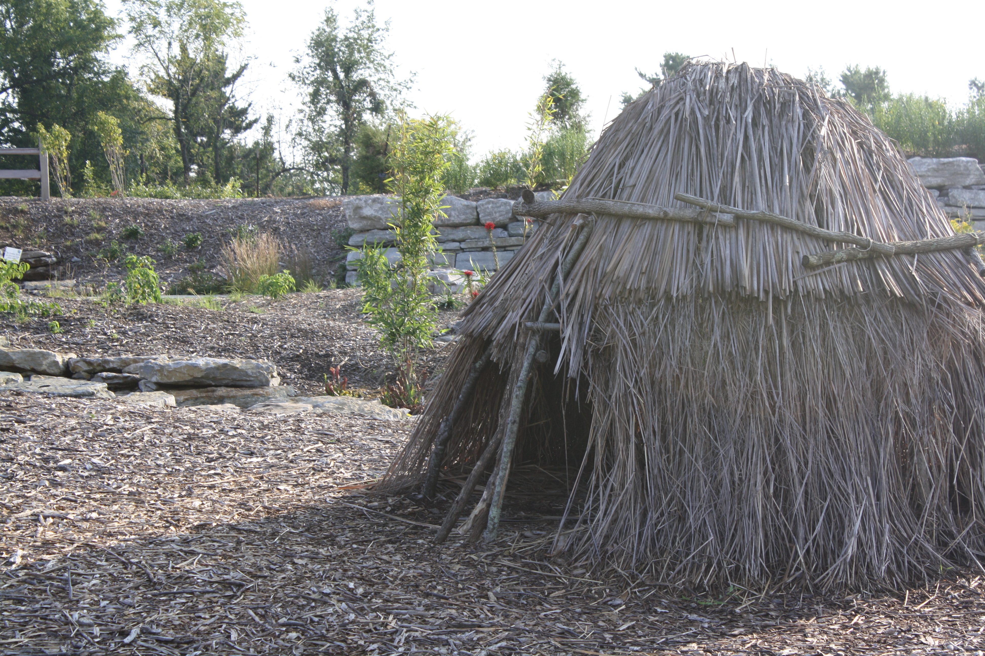 Recreation of a wigwam