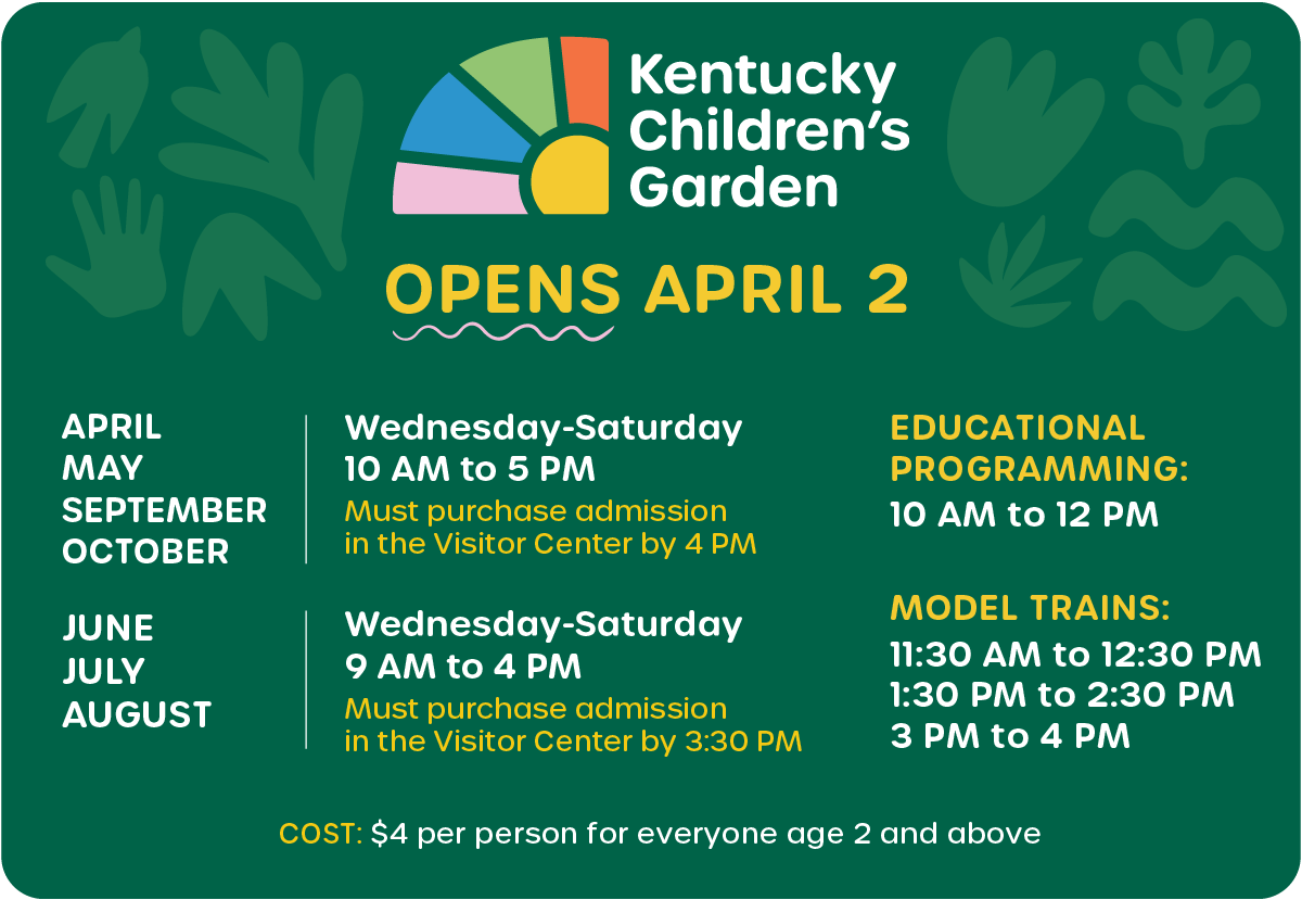 A graphic including opening dates and information for the KCG